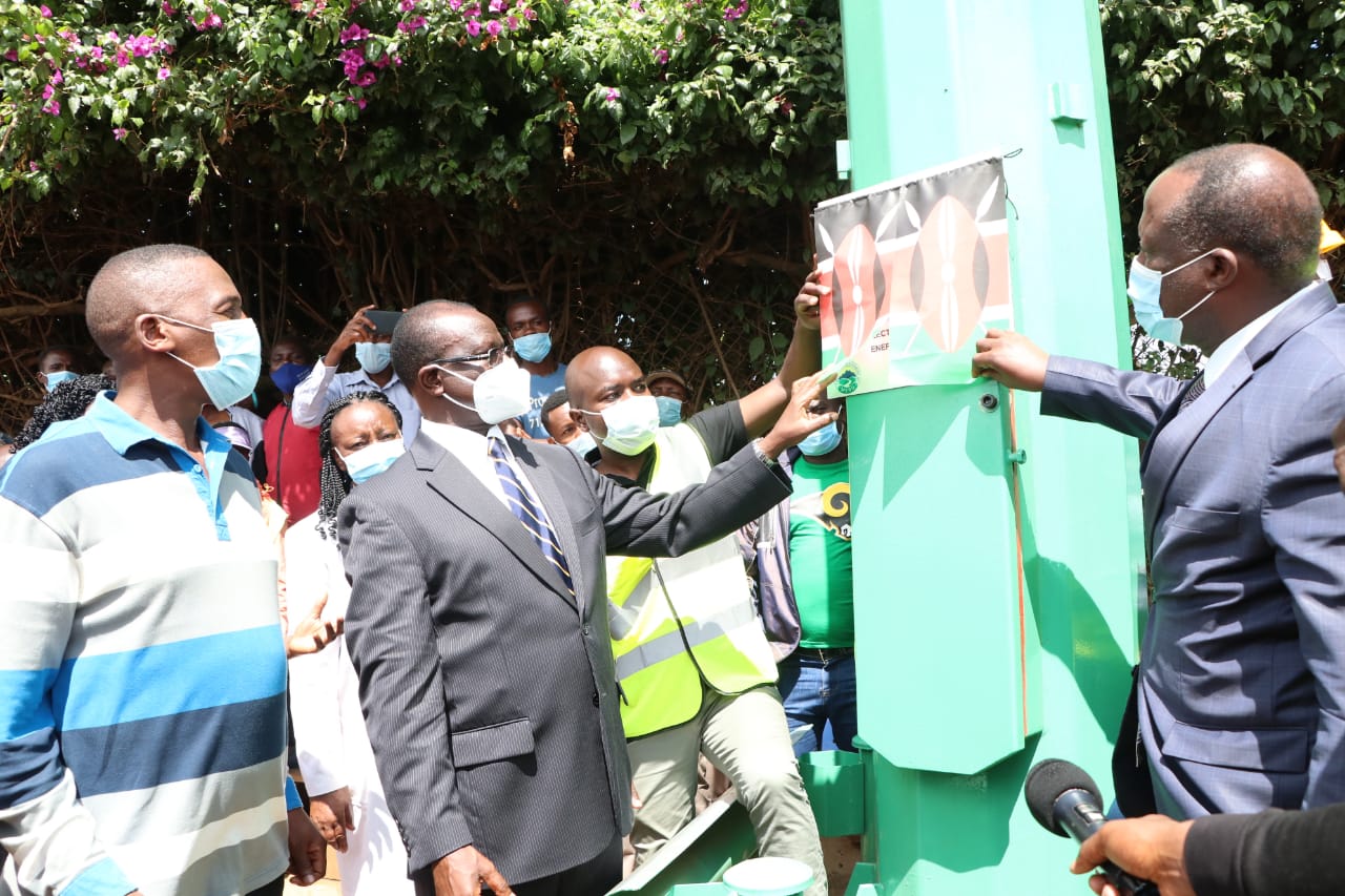 GOVERNOR KIRAITU COMMISSIONS HIGH MAST FLOODLIGHTING IN ONGOING DRIVE TO TRANSFORM THE COUNTY INTO A 24-HOUR ECONOMY